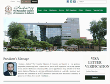 Tablet Screenshot of fcci.com.pk